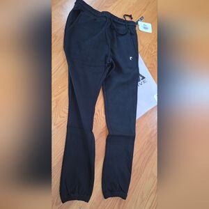 ZYIA Active Black High Rise Jogger Sweatpants Mens Extra Small XS